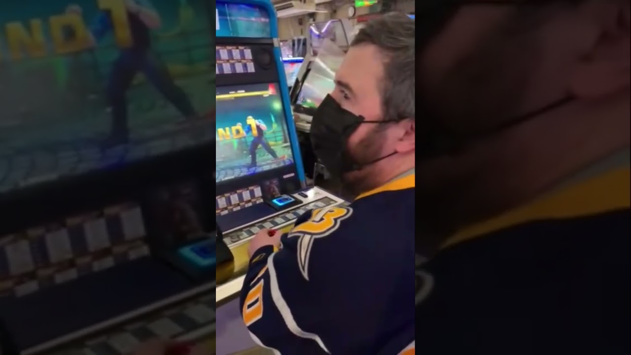 Playing Street Fighter 5 