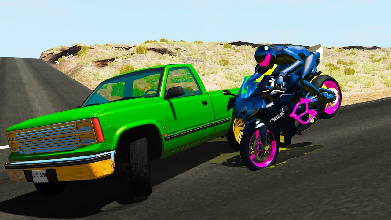 Motorbike Crashes #1 | BeamNG DRIVE