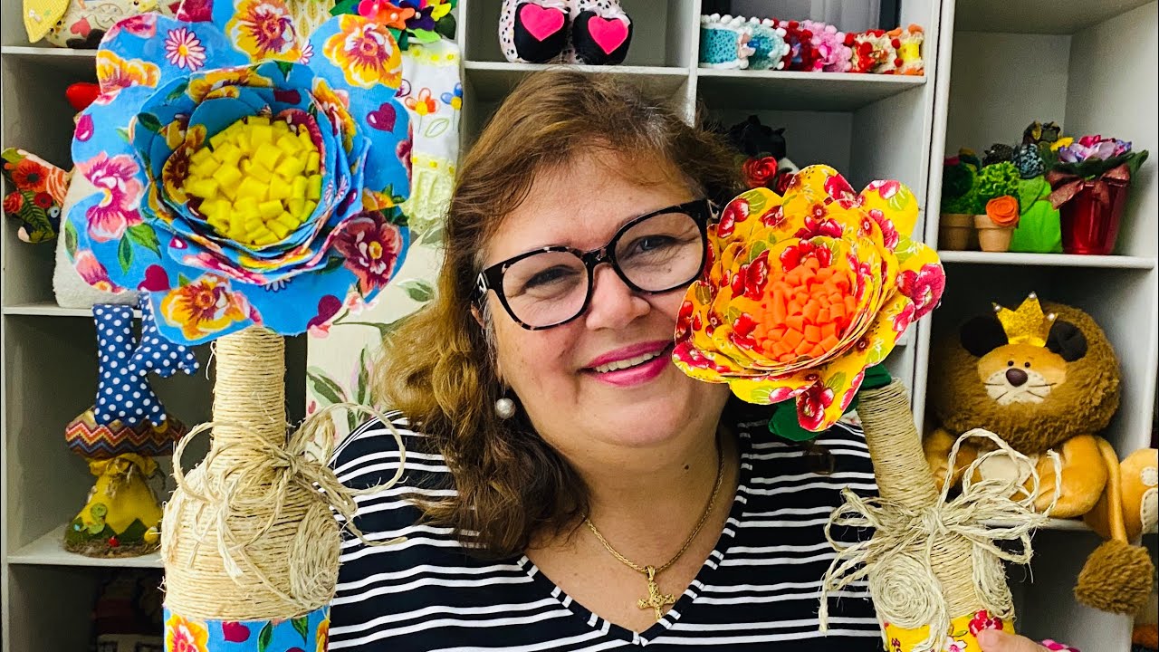 Flor de Chita dupla-face !!!