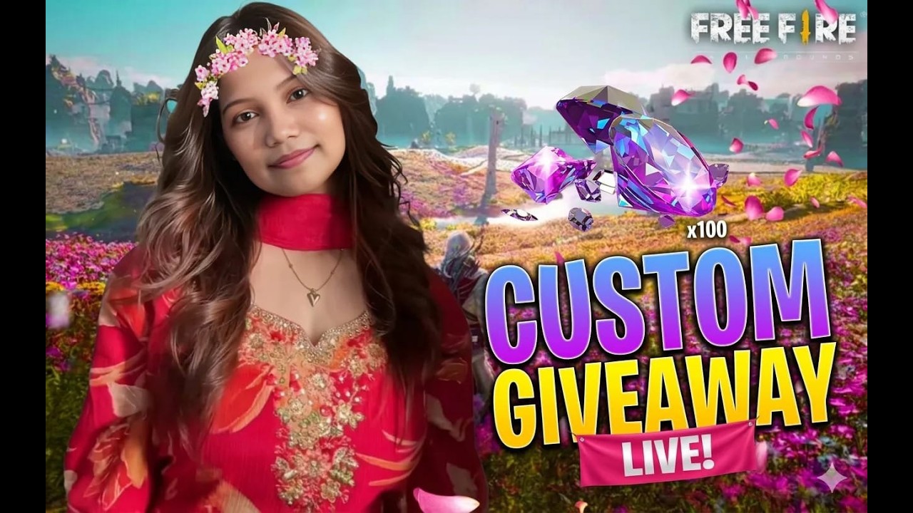 FREE FIRE LIVE GIVEAWAY CUSTOM ROOM | FF LIVE TEAM CODE GIVEAWAY | FF LIVE REDEEM CODE GIVEAWAY #ff