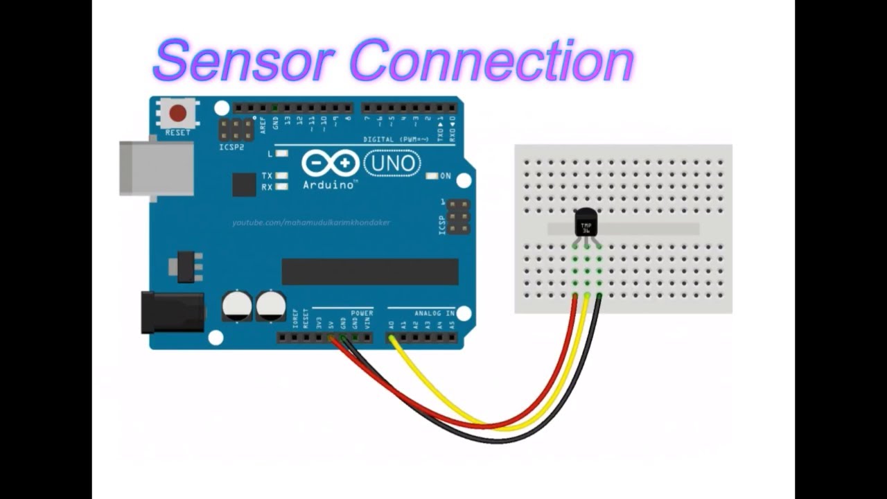 Using a Temp Sensor with arduino TMP36 Temperature Sensor with Arduino Code