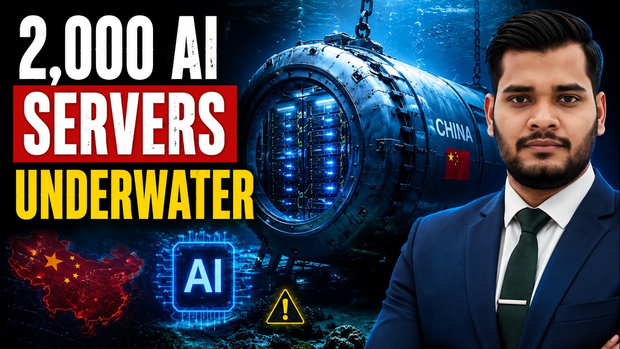 China Put 2,000 AI Servers Underwater... But Why? #AI #China #datacenter #aimodel