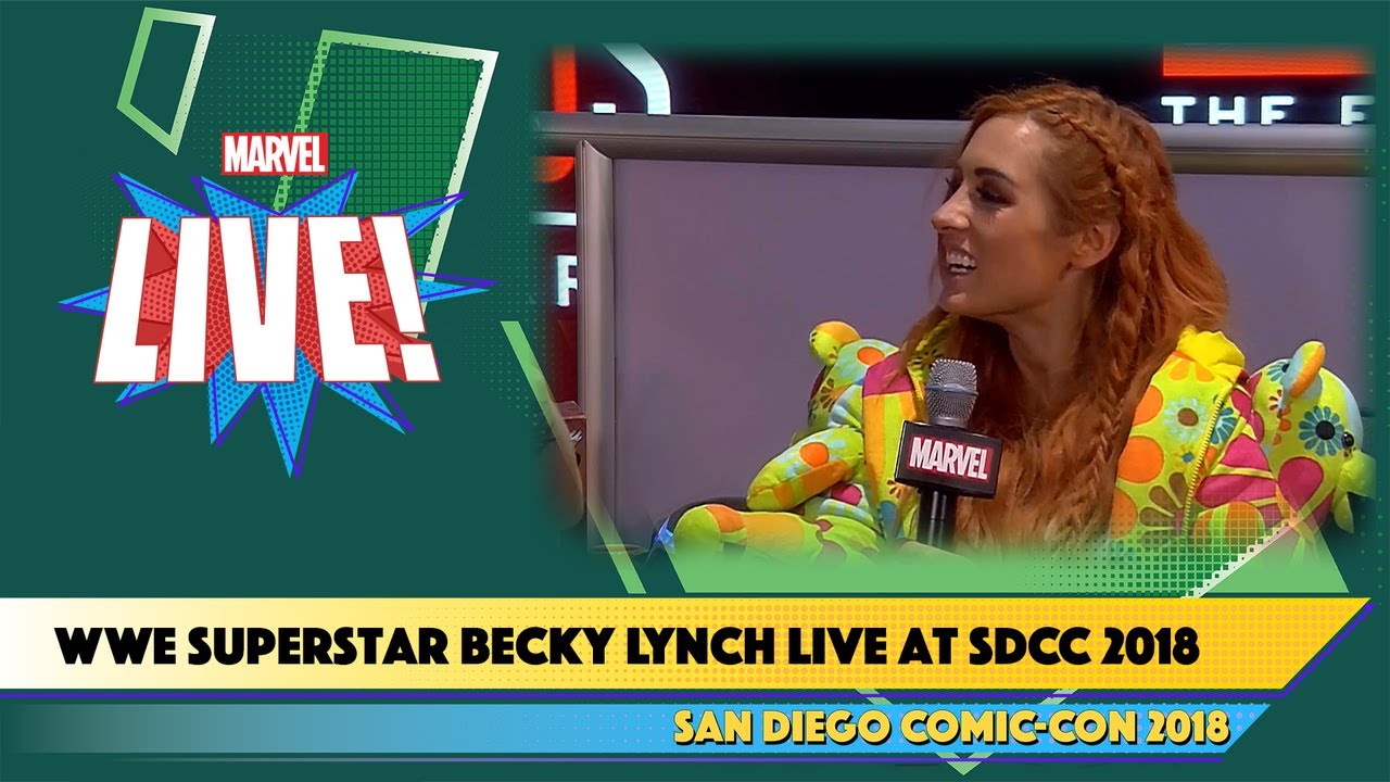 WWE Superstar Becky Lynch Live at SDCC 2018