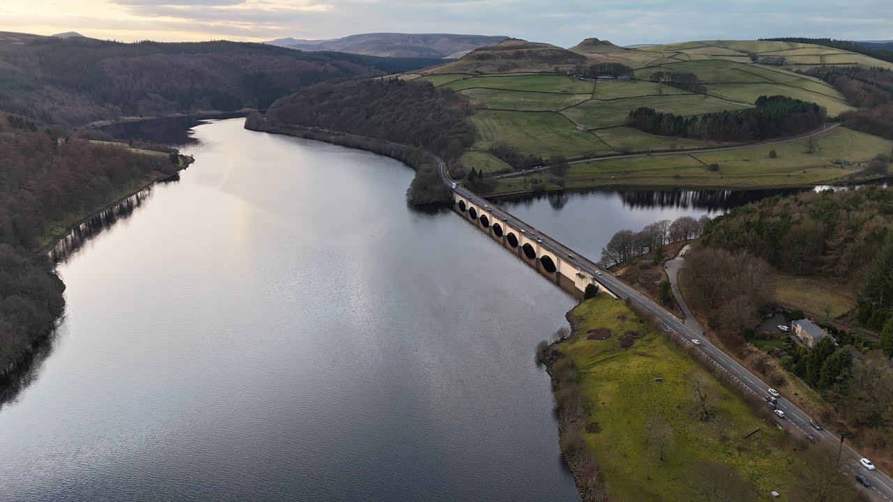 Ladybower Reservoir in spring #drone #4k #djimini4pro