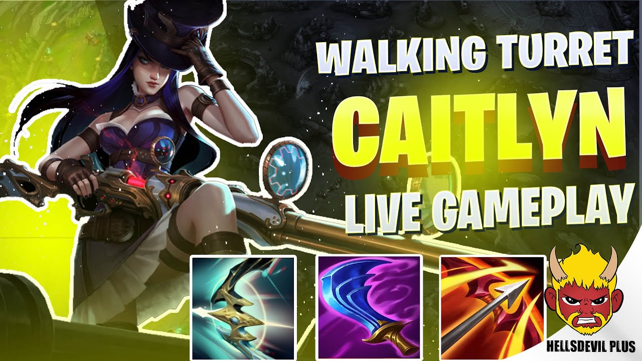 WALKING TURRET CAITLYN IS BACK! - Wild Rift HellsDevil Plus Gameplay