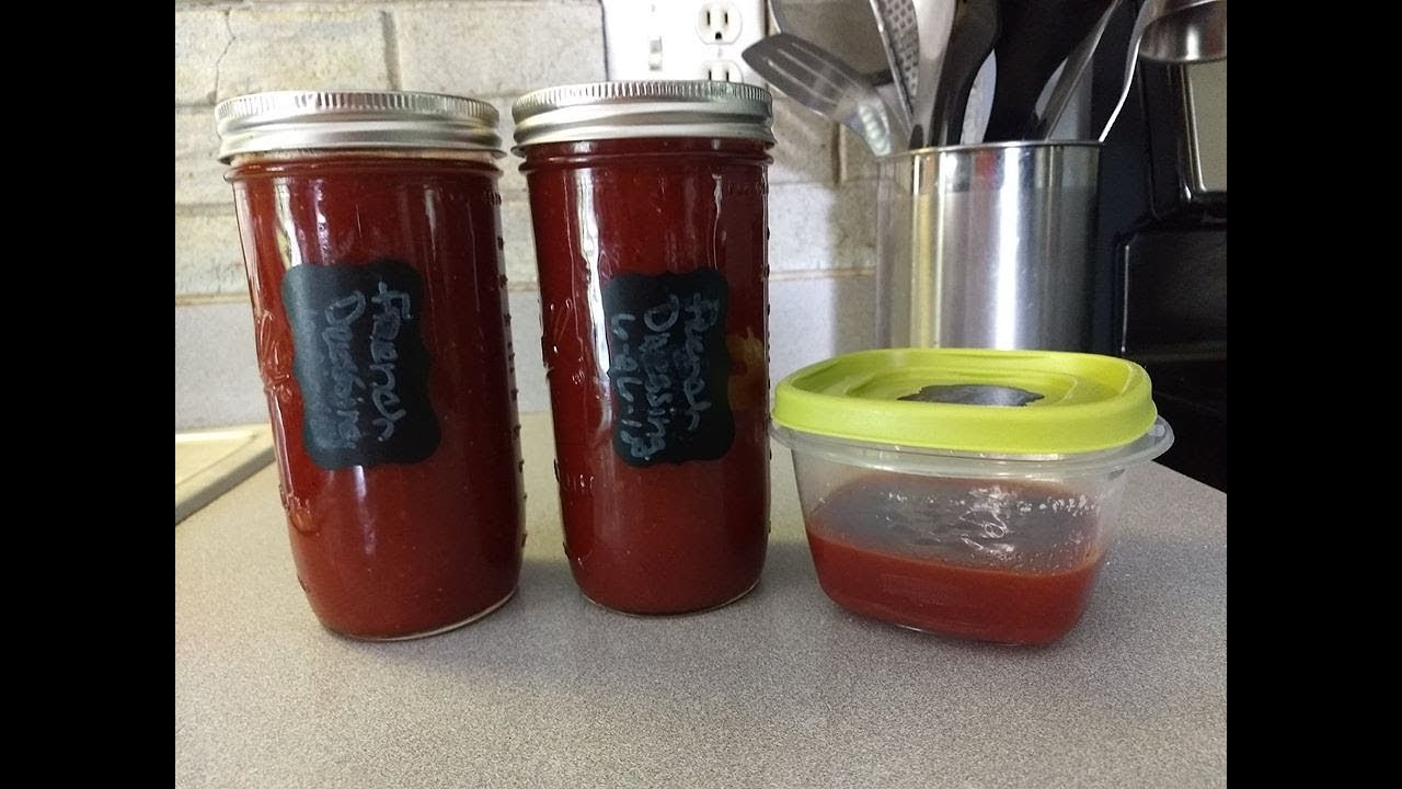 Homemade Red Salad Dressing