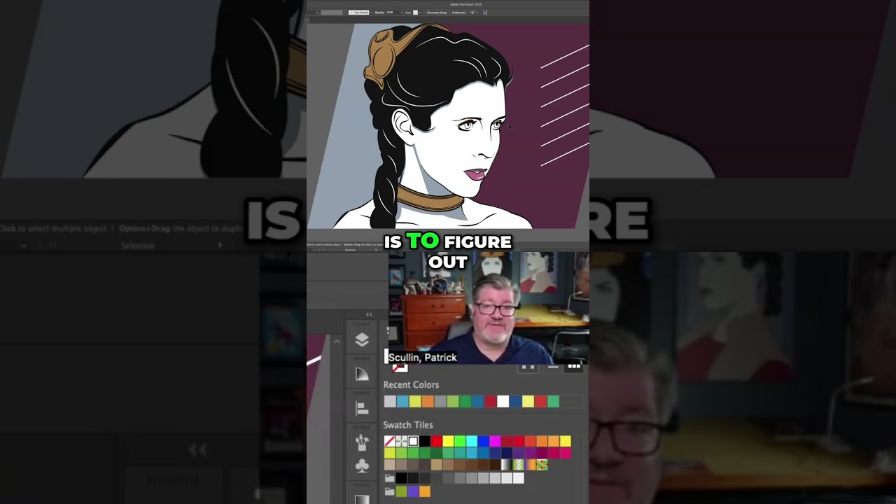 Mastering Vector Art: From Sketch to Perfected Silhouette #shorts
