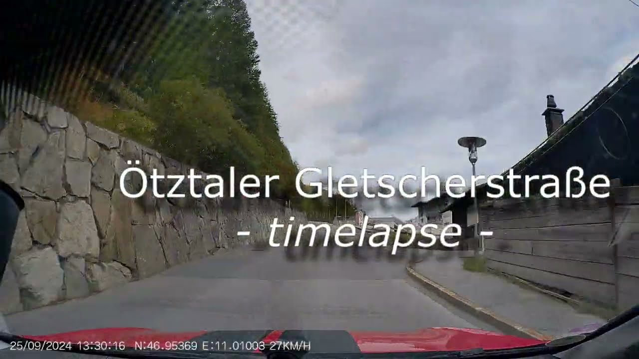 Ötztaler Gletscherstraße - timelapse - Zeitraffer
