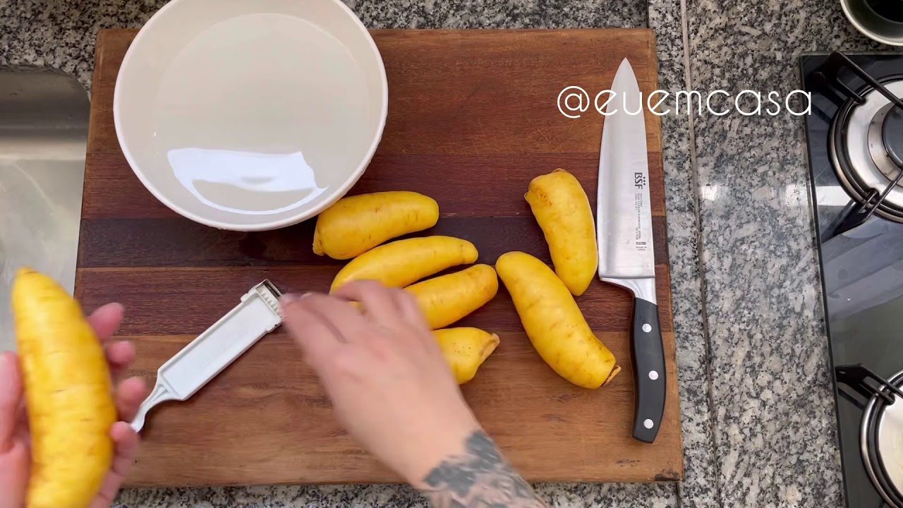 Como congelar mandioquinha/ batata Baroa