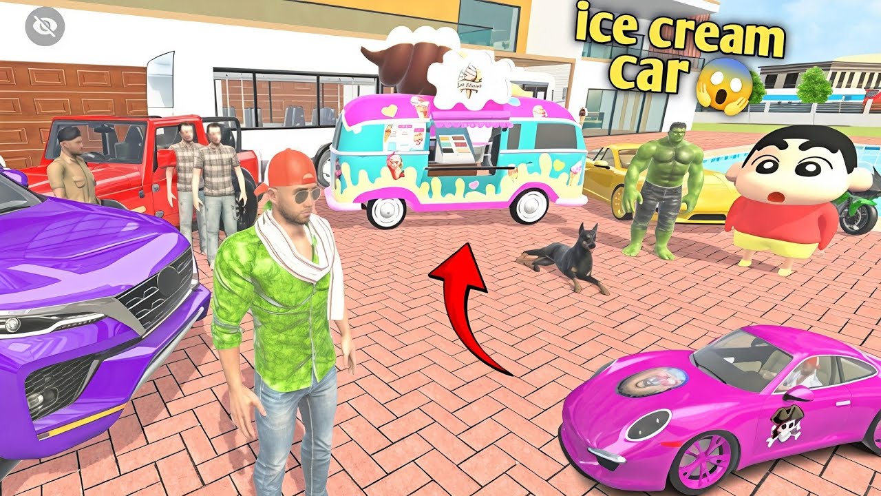 Franklin Purchase Ice Wali Car For Holk 💥🍨 Indian Theft Auto Simulator 💥🥳 Franklin & Shinchan 💥