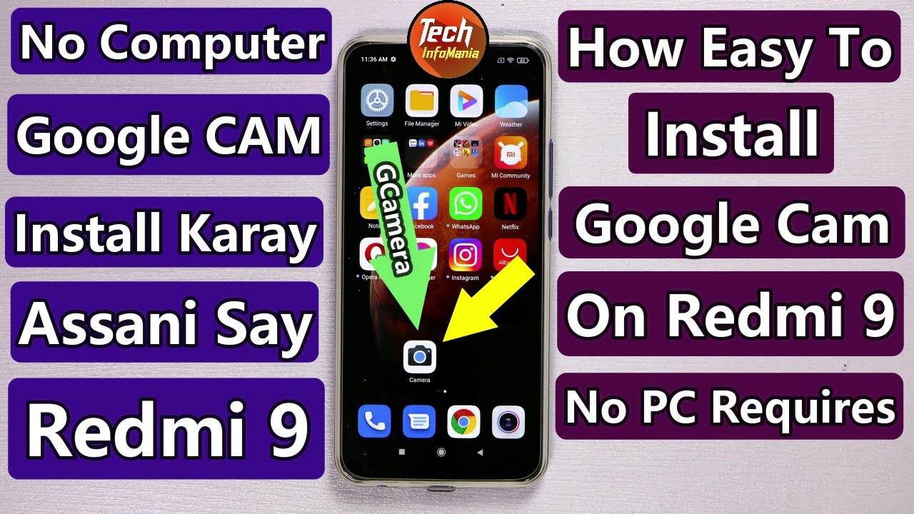 How To Install GCam On Redmi 9 Miui 12