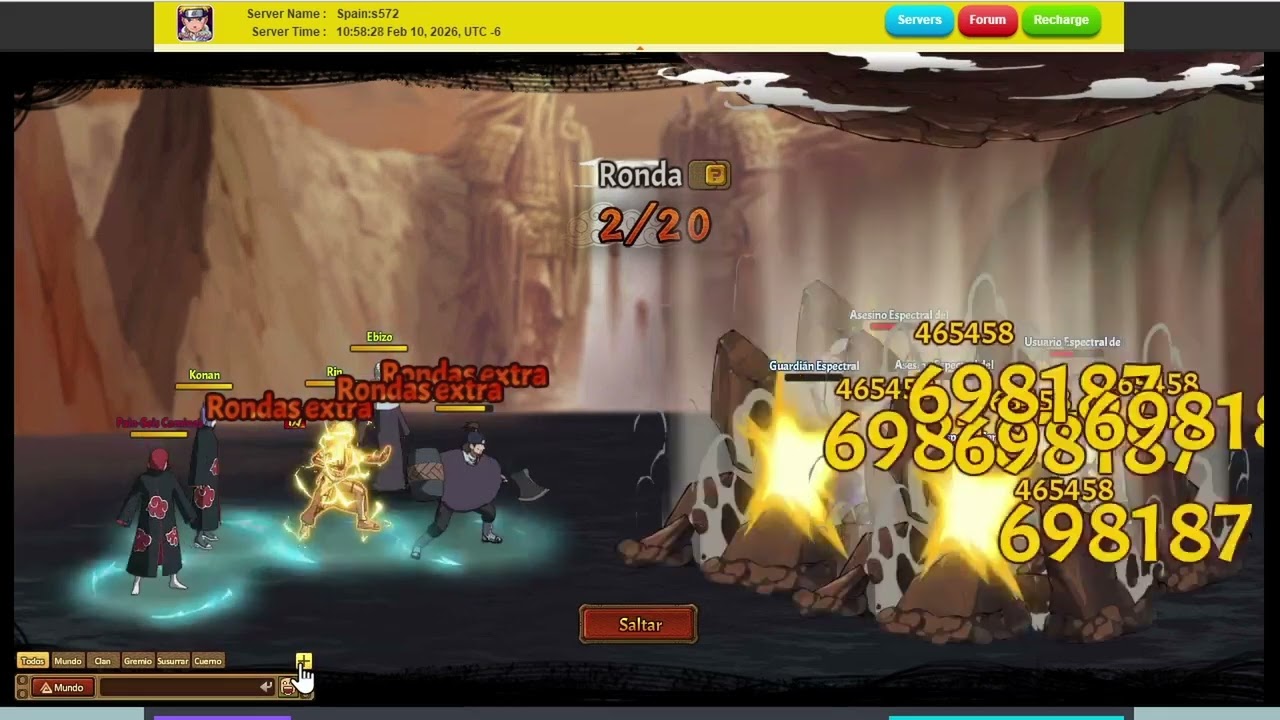 Furia Ninja/NWO Camino Vip0 Pain seis Caminos (Despertar Talento)
