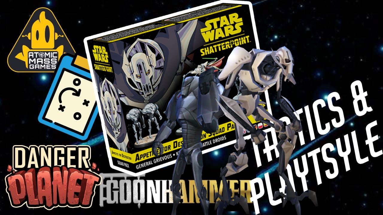 Goonhammer's Tactics Review: Shatterpoint Appetite For Destruction Squad Pack - General Grievous