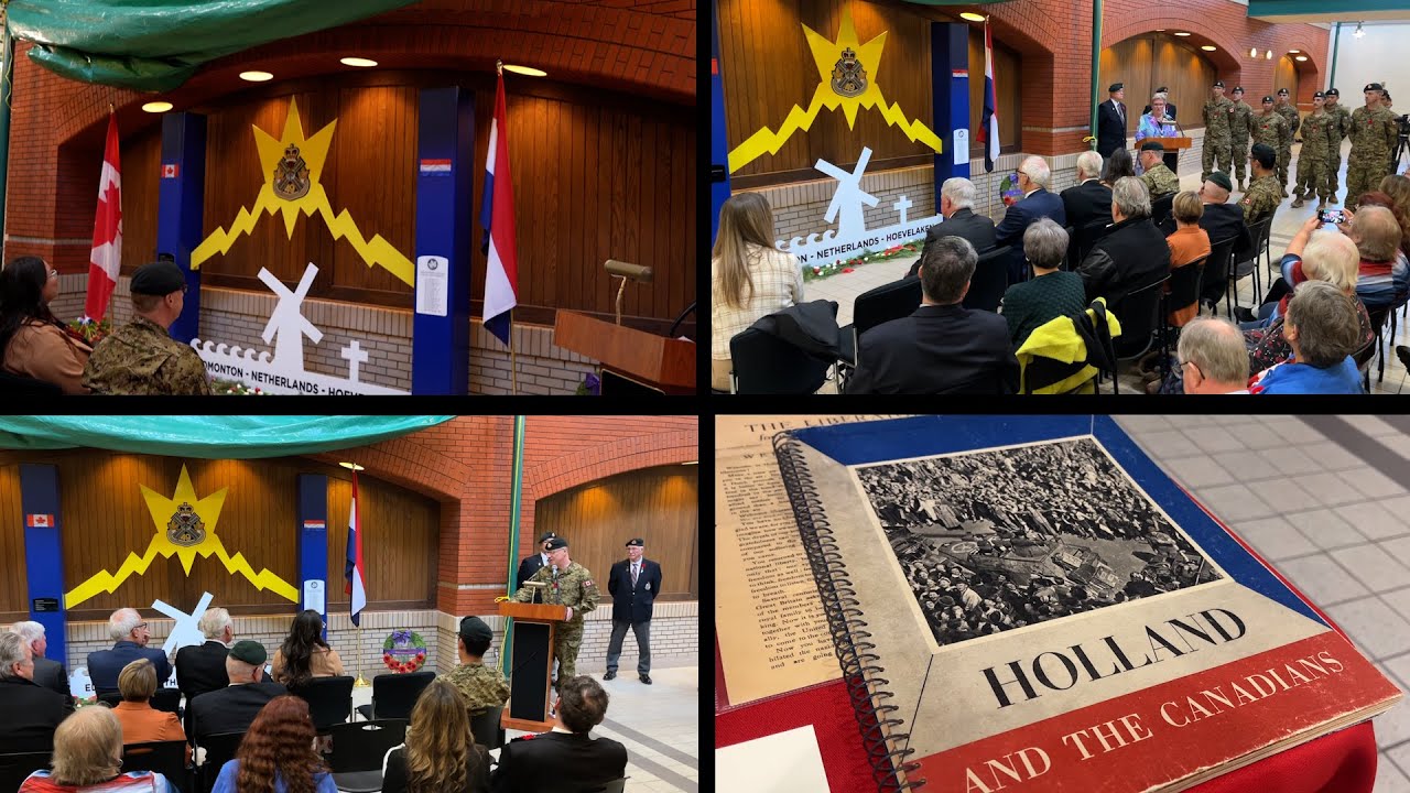 Netherlands monument unveiling ceremony