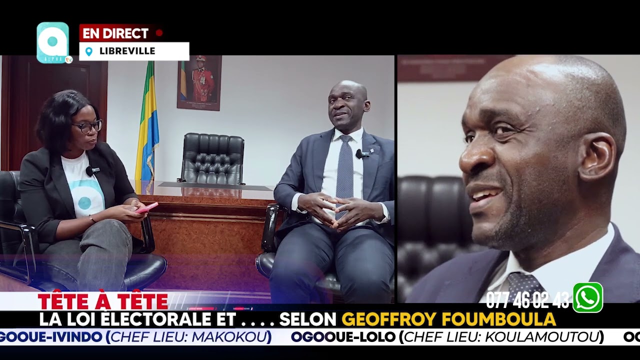TÊTE À TÊTE avec Geoffroy Foumboula Libeka.