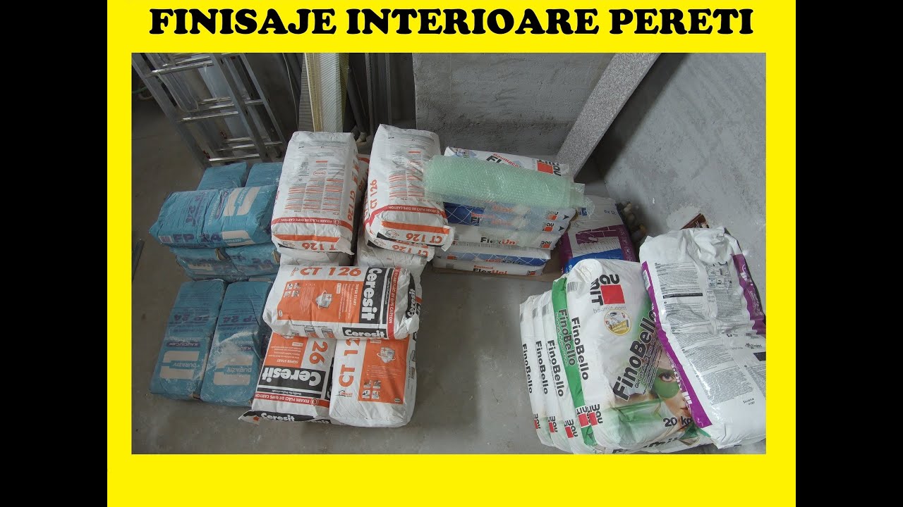 Ce Materiale Folosesc la Finisajele Interioare.