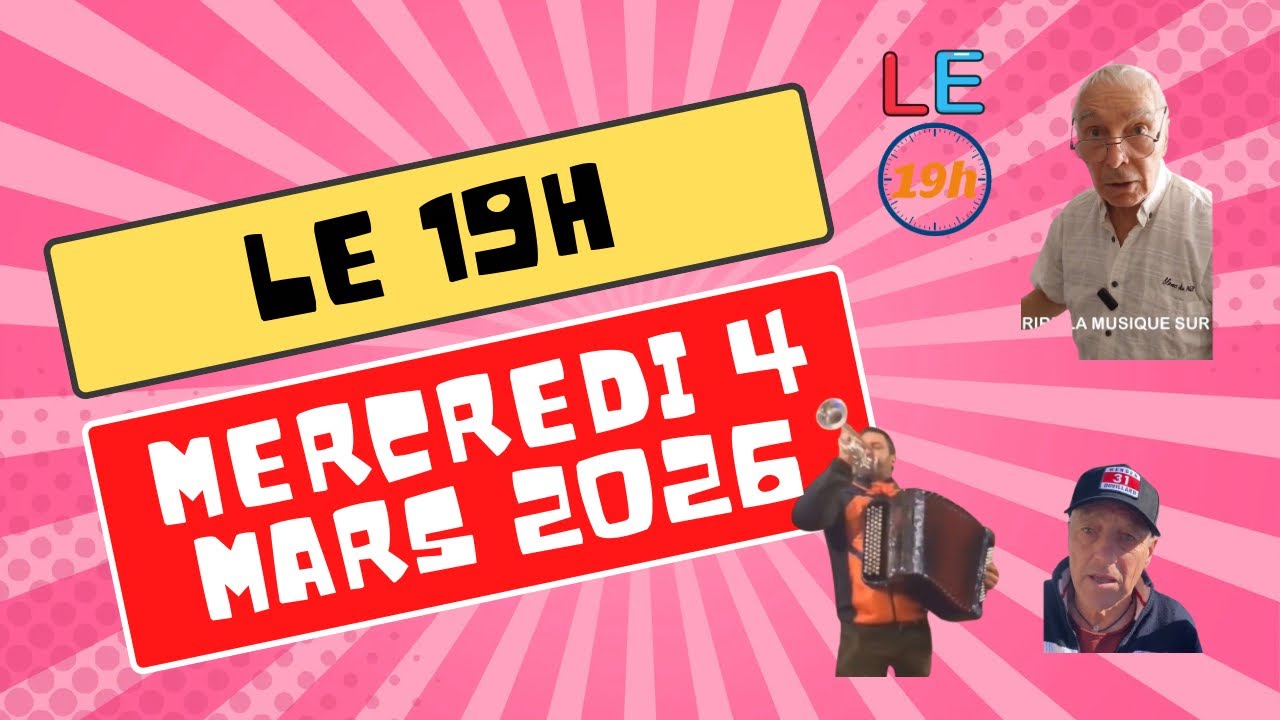 LE 19 HEURES DE LA PLACE DU VILLAGE ! Mercredi 4 Mars 2026