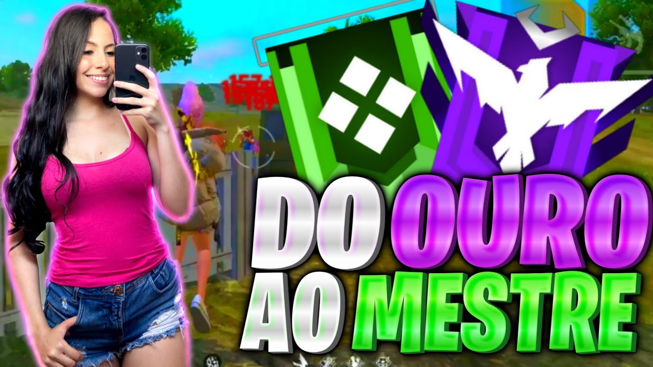 SÓ SATISFATÓRIO!!! DO OURO AO MESTRE TEMPORADA 30 (SEM DOBRO PONTOS) free fire Highlights