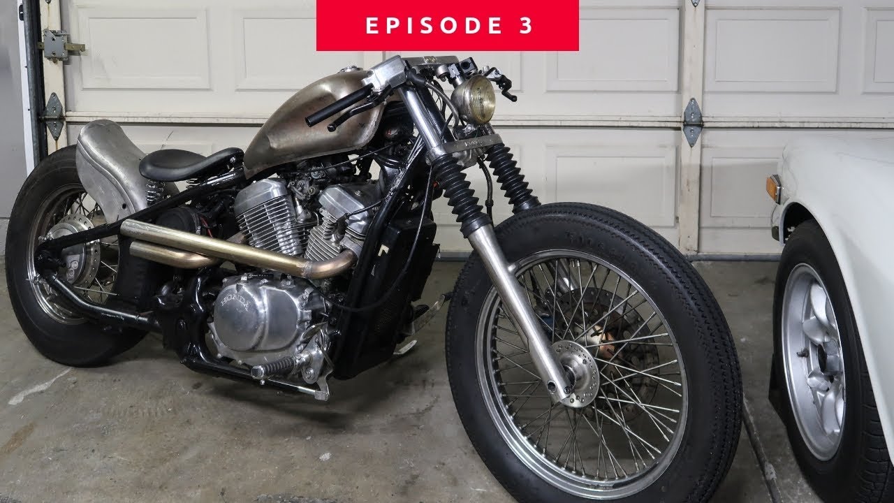 Bobber Makeover Bars, Fork Boots, and Levers | Lnspltblvd