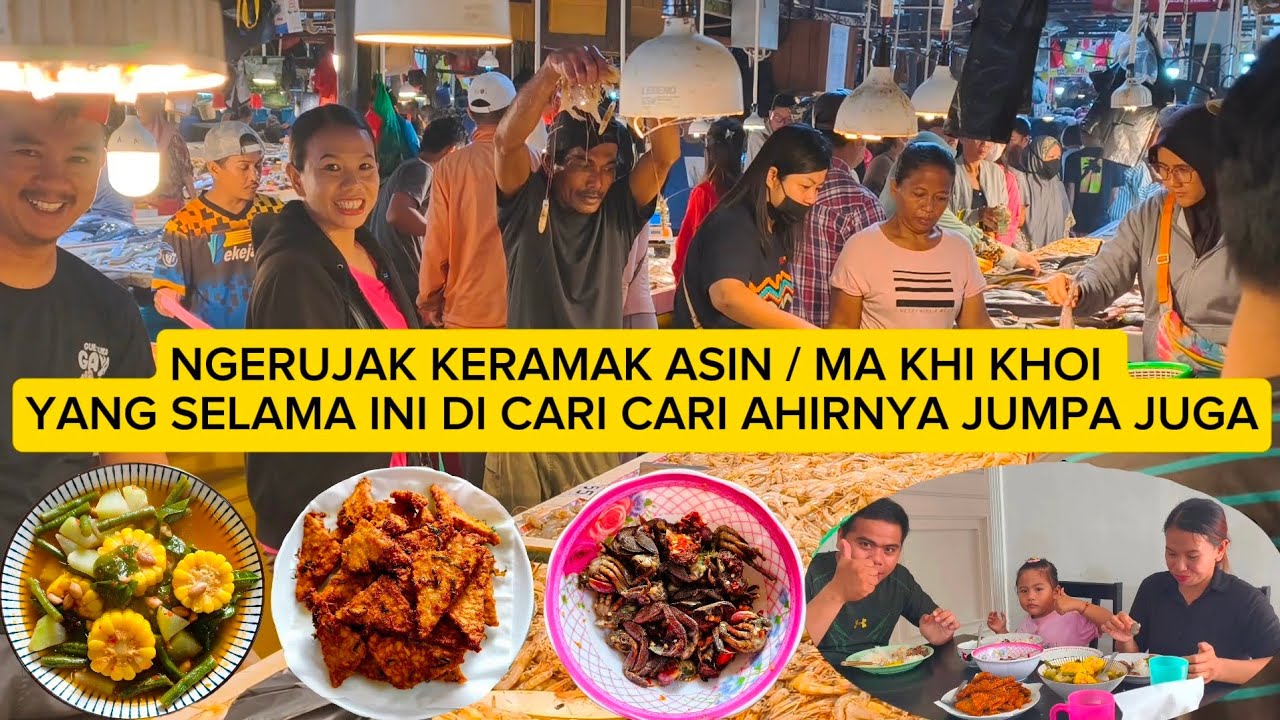 KE PASAR TERBESAR DI PONTIANAK DAN MASAK TIGA MENU KESUKAAN KELUARGA
