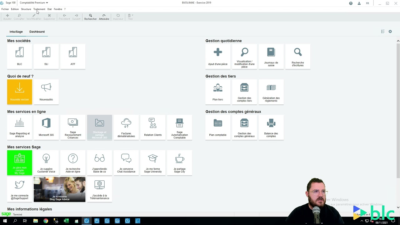 Sage 100 Comptabilité v8   Les modèles de saisie