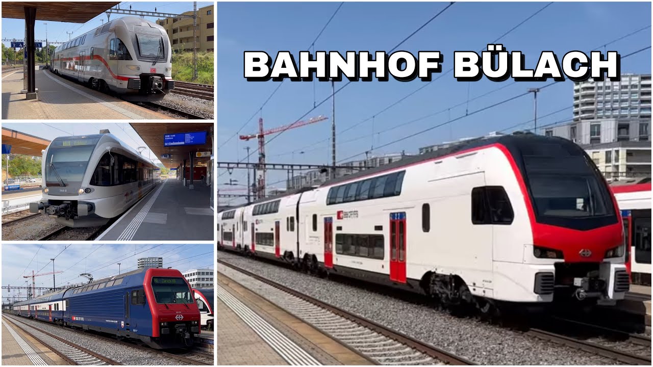 Züge beim Bahnhof Bülach | Trains at Bülach station (2023)