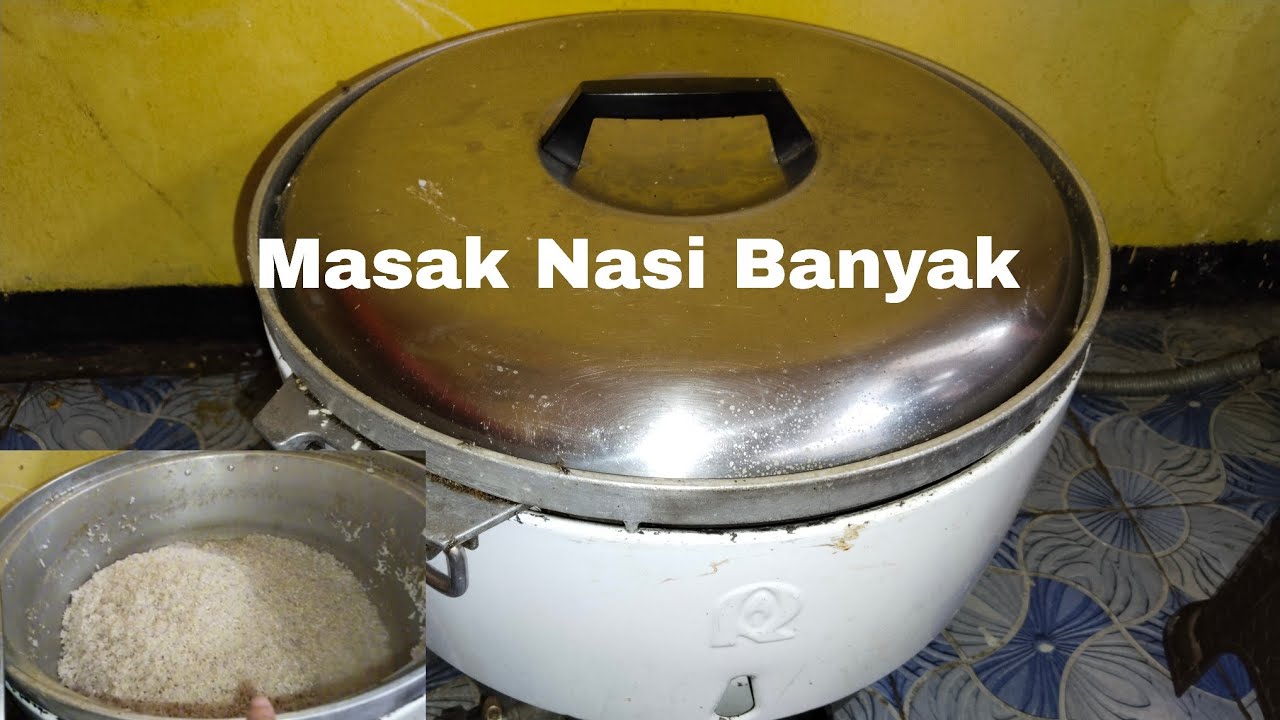 Tips masak nasi pakai magicom besar ala warung makan padang