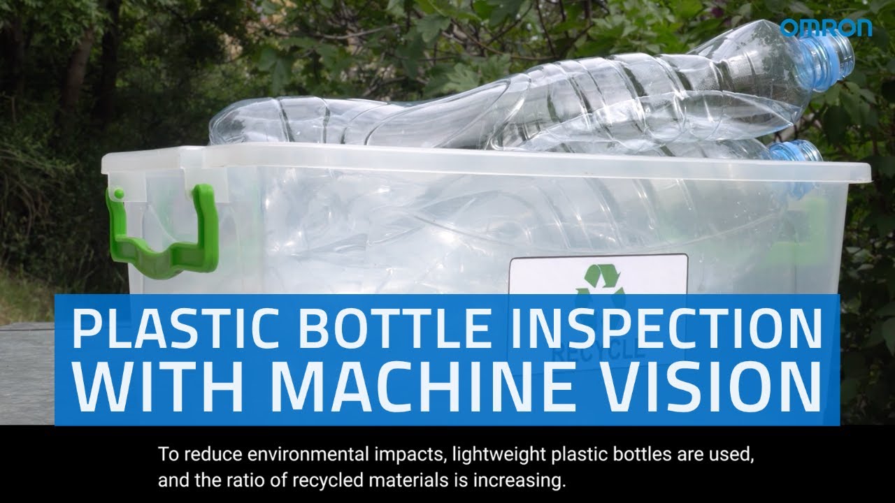 Plastic Bottles Defect Inspection Using Omron FH Vision System with AI
