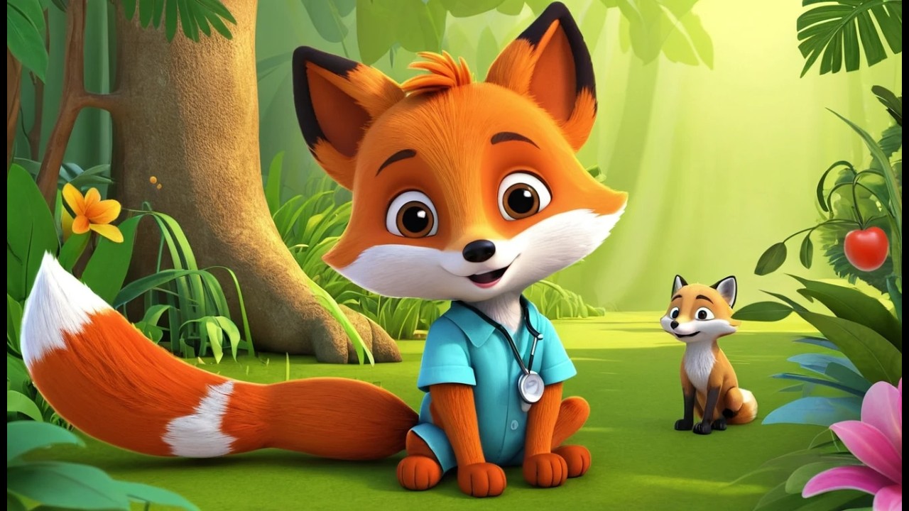 Лисенок посетил больницу в джунглях