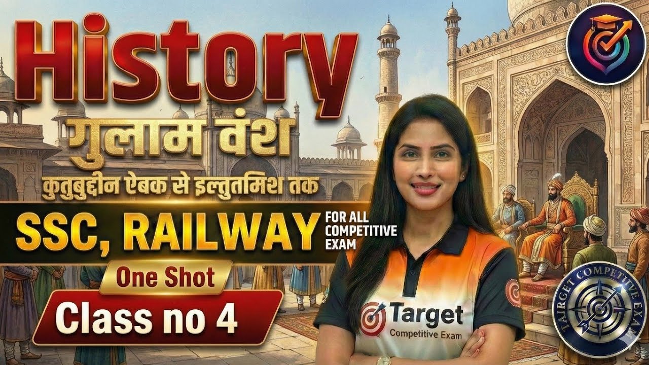 Delhi Sultanate History: Ghulam Vansh ( Aibak to Iltutmish) | Target competitive exam 