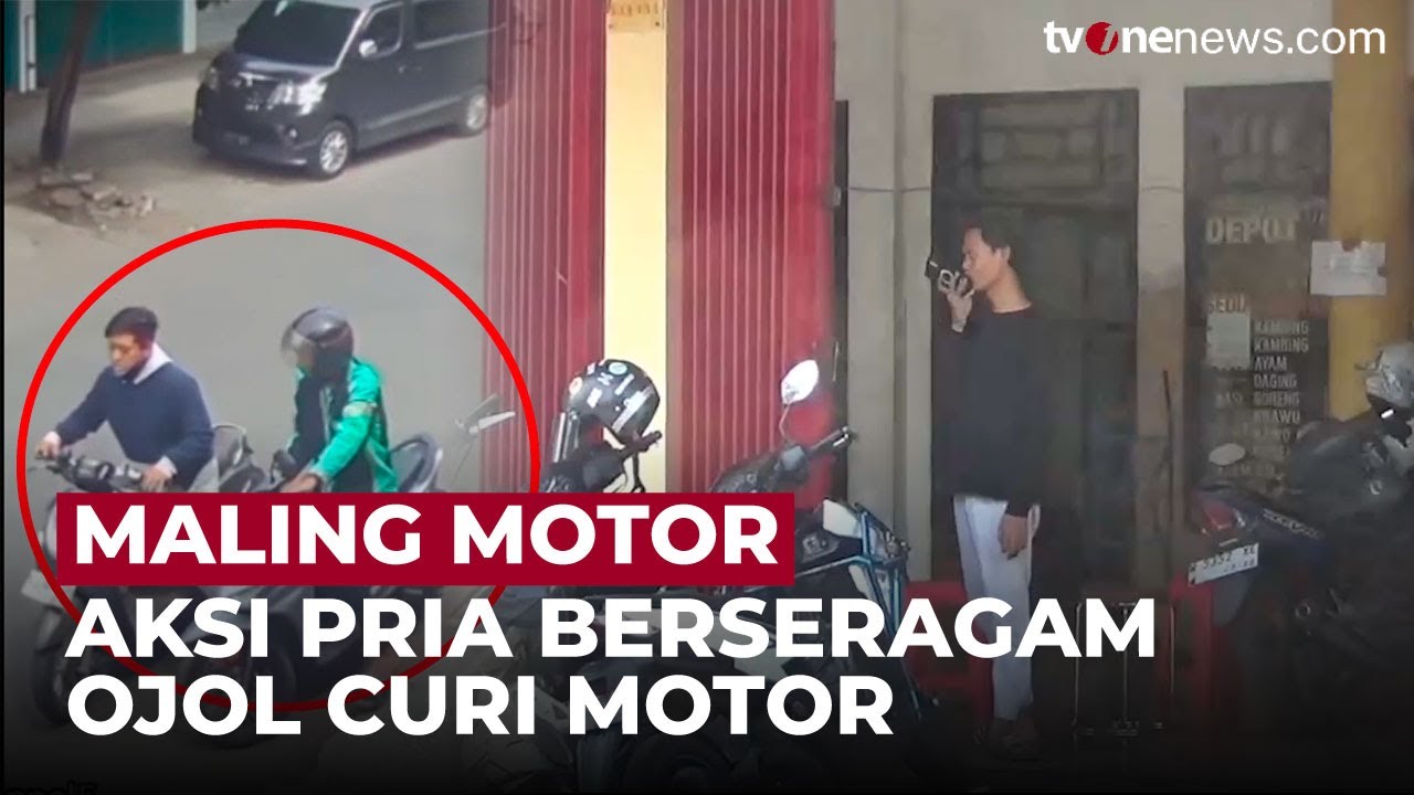 Bikin Resah! Pria di Surabaya Nekat Curi Motor 10 Kali Pakai Seragam Ojol | OneNews Update