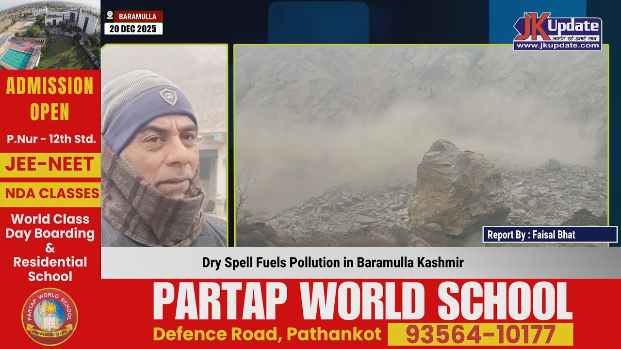 Dry Spell Fuels Pollution in Baramulla Kashmir