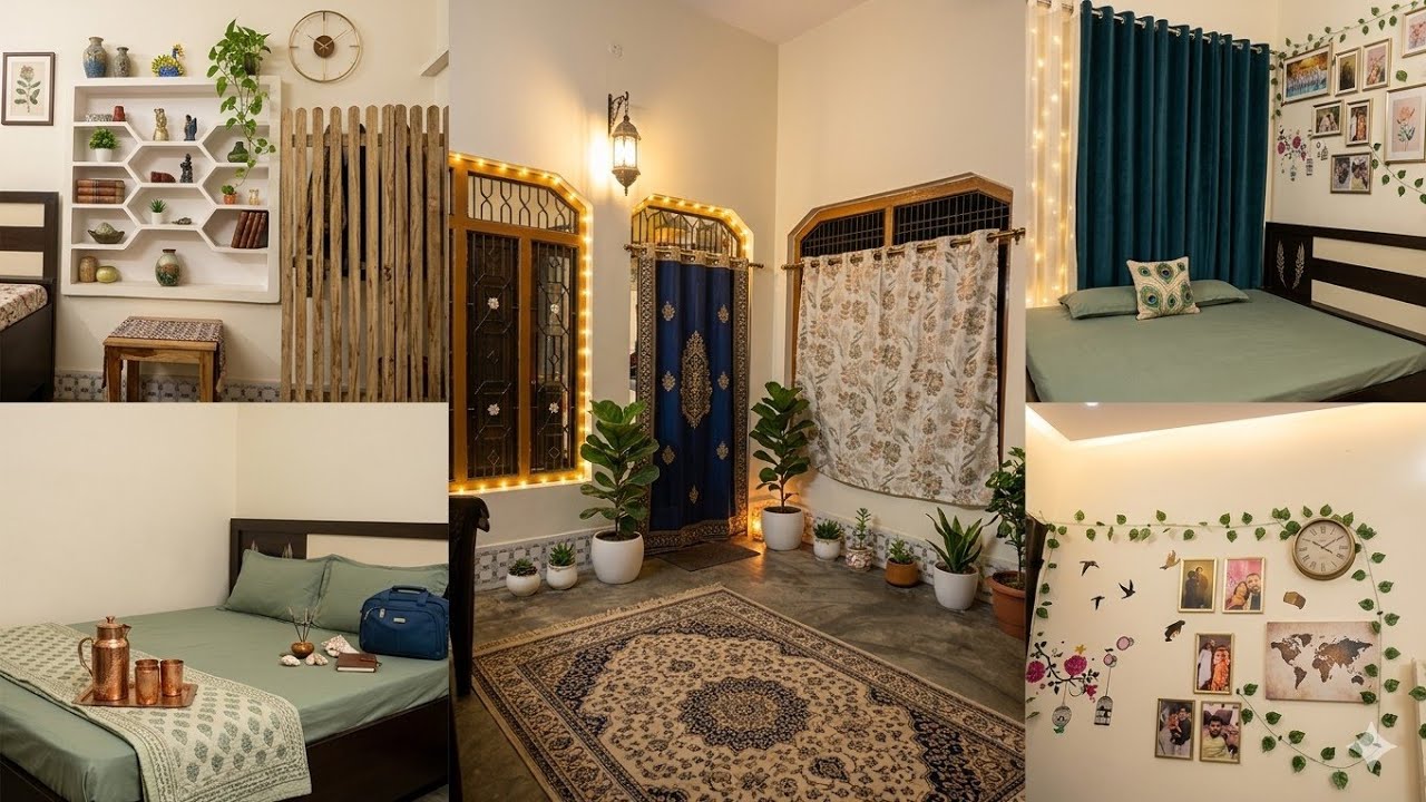 🌺बस कोशिश कर रही थी room को सजाने की इतना सुंदर कर पाऊंगी यकीन नहीं हुआ||Middle class room makeover 