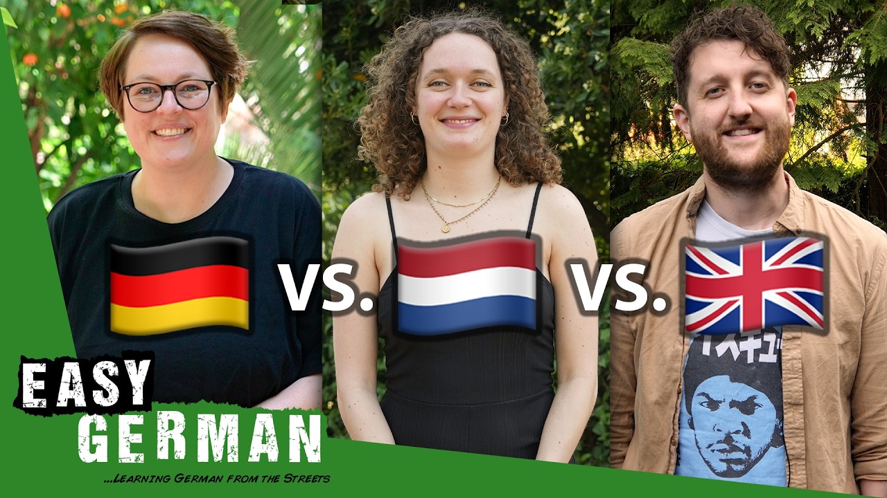 German vs. Dutch vs. English | How Similar Are They?