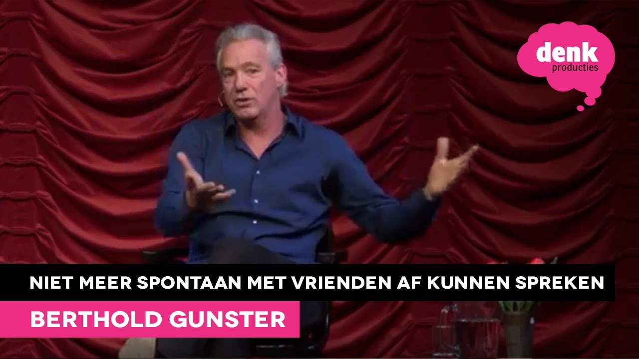 Berthold Gunster: Een druk leven is een gevolg van succes