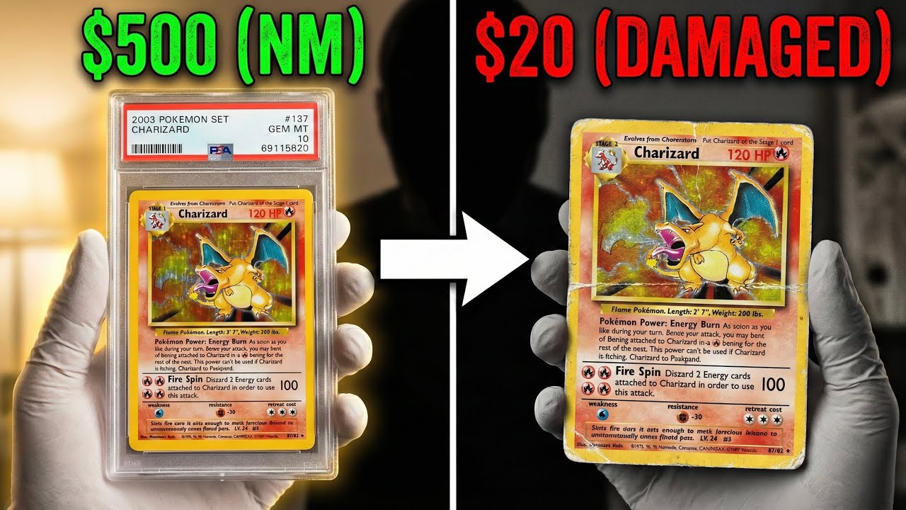 Stop Overpaying: Pokemon Card Condition Guide (NM vs LP vs HP)