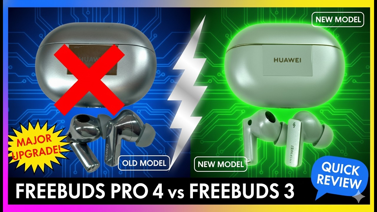 FreeBuds Pro 4 vs FreeBuds 3: A Major Upgrade! | Quick Review