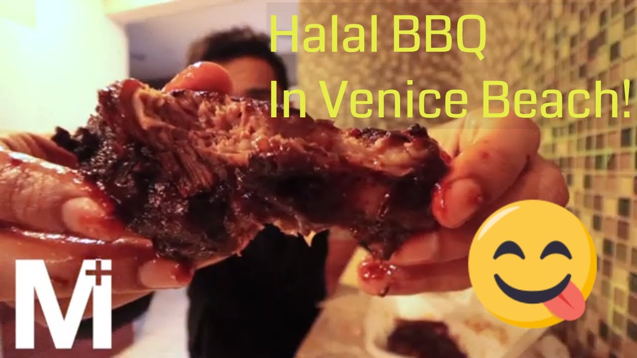 HALAL BAR-B-QUE | Venice Beach | M+Food | Los Angeles | Halal BBQ | Halal Ribs