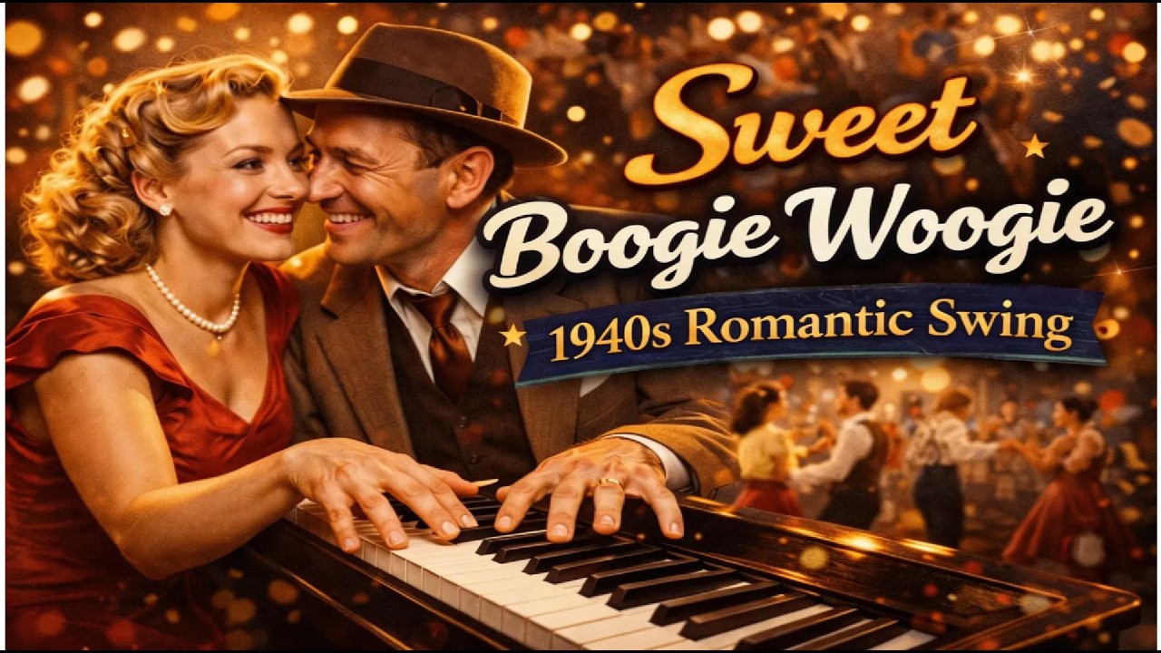 Sweet Boogie Woogie | 1940s Romantic Swing Dance Piano