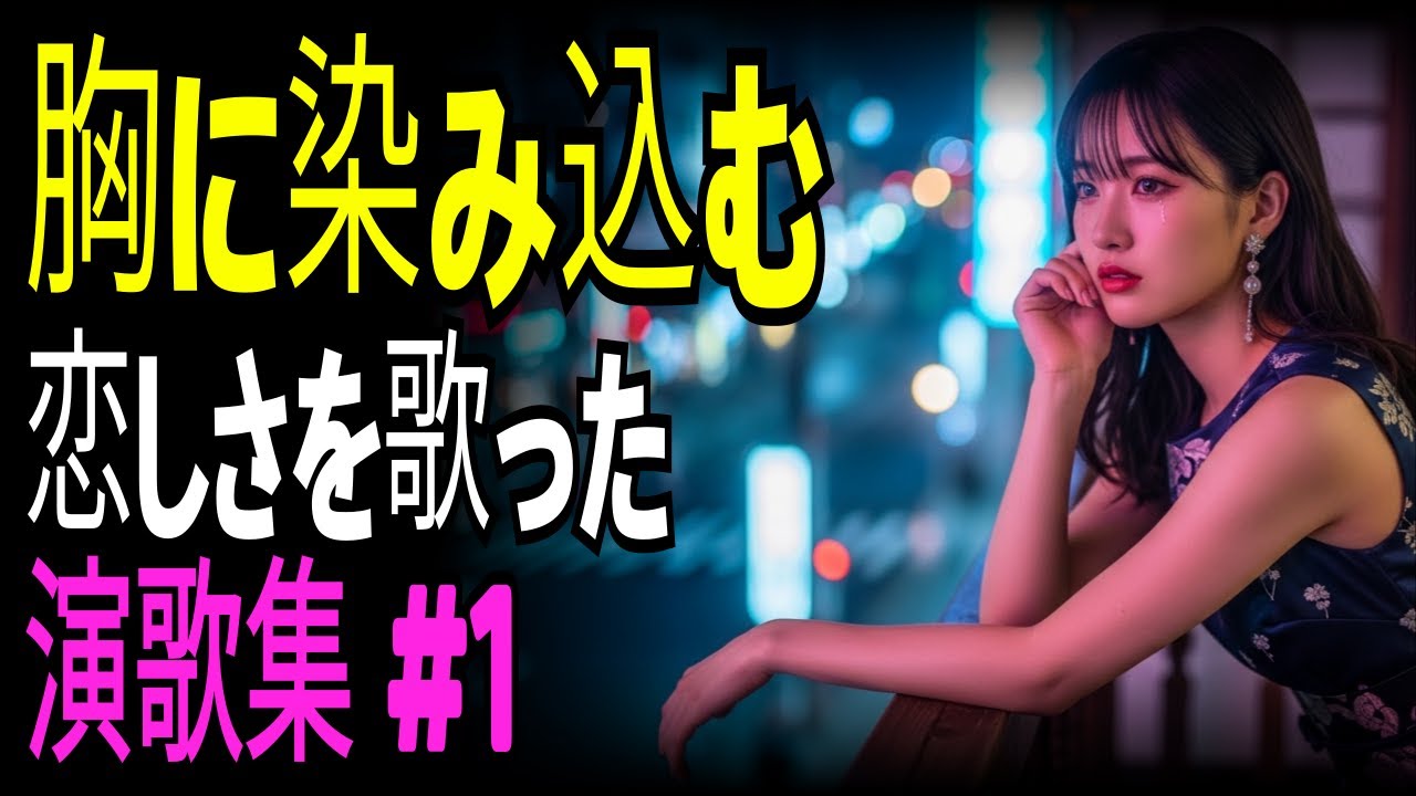 【演歌の庭】胸に染みる切なさ｜涙を誘う演歌メドレー