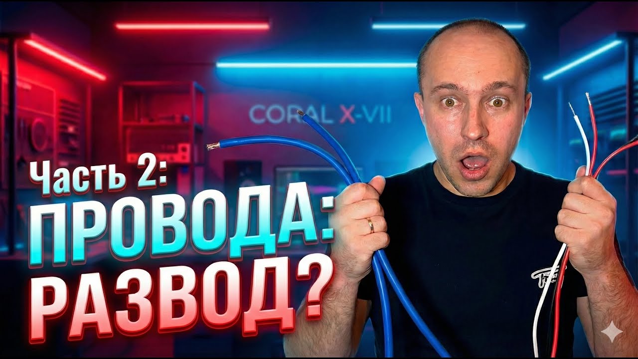 Апгрейд Coral X-VII. Часть 2. Замени провода до динамиков и не узнаешь звук!!!