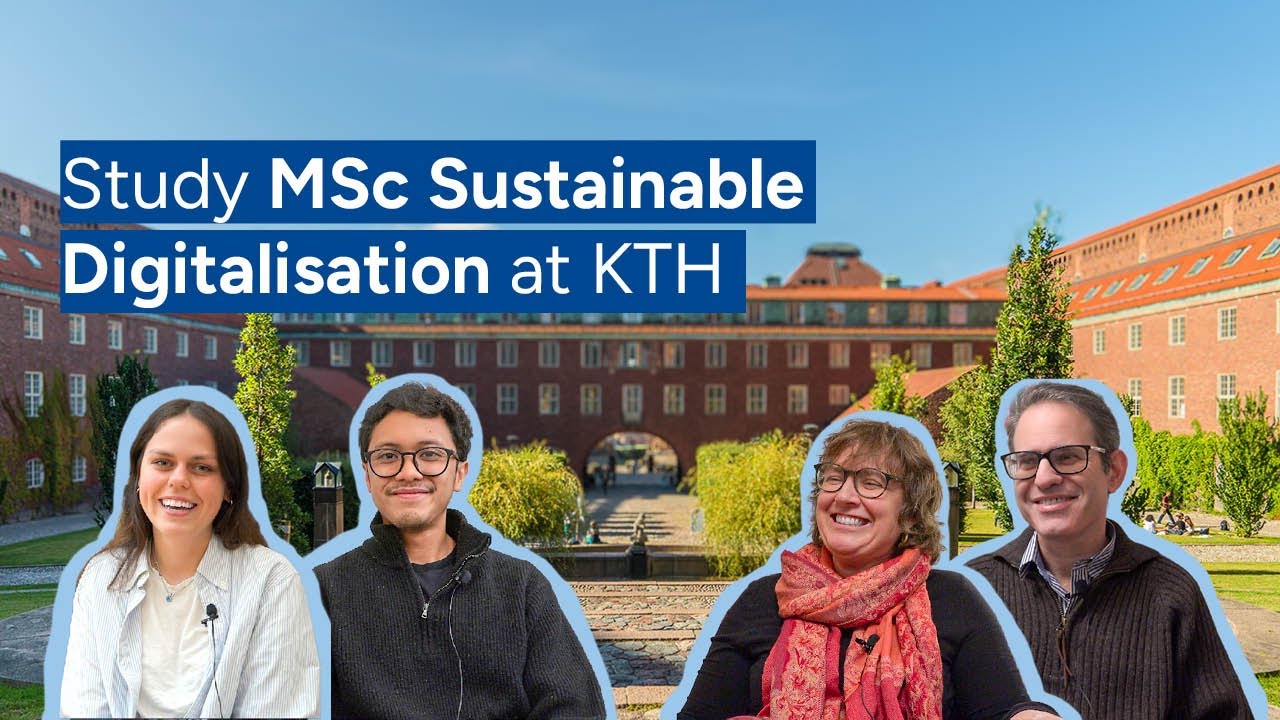 Магистерская программа по устойчивой цифровизации в KTH.