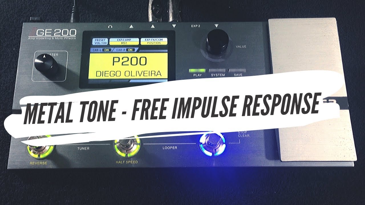 MOOER GE200 - BUILDING A METAL TONE | FREE IMPULSE RESPONSE