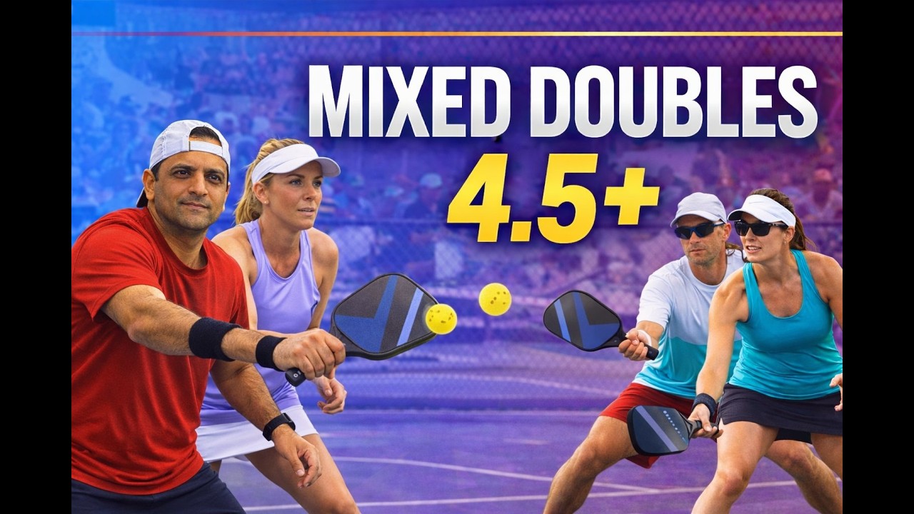 4.5+ Mixed Doubles | Competitive Pickleball | Match 7