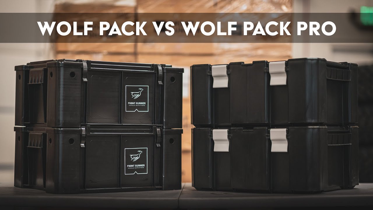 Front Runner Wolfpack vs Wolfpack Pro -  The Perfect Camping/Overlanding Storage Bins!
