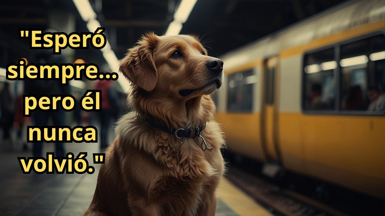 El perro que nunca dejó de esperar en el metro