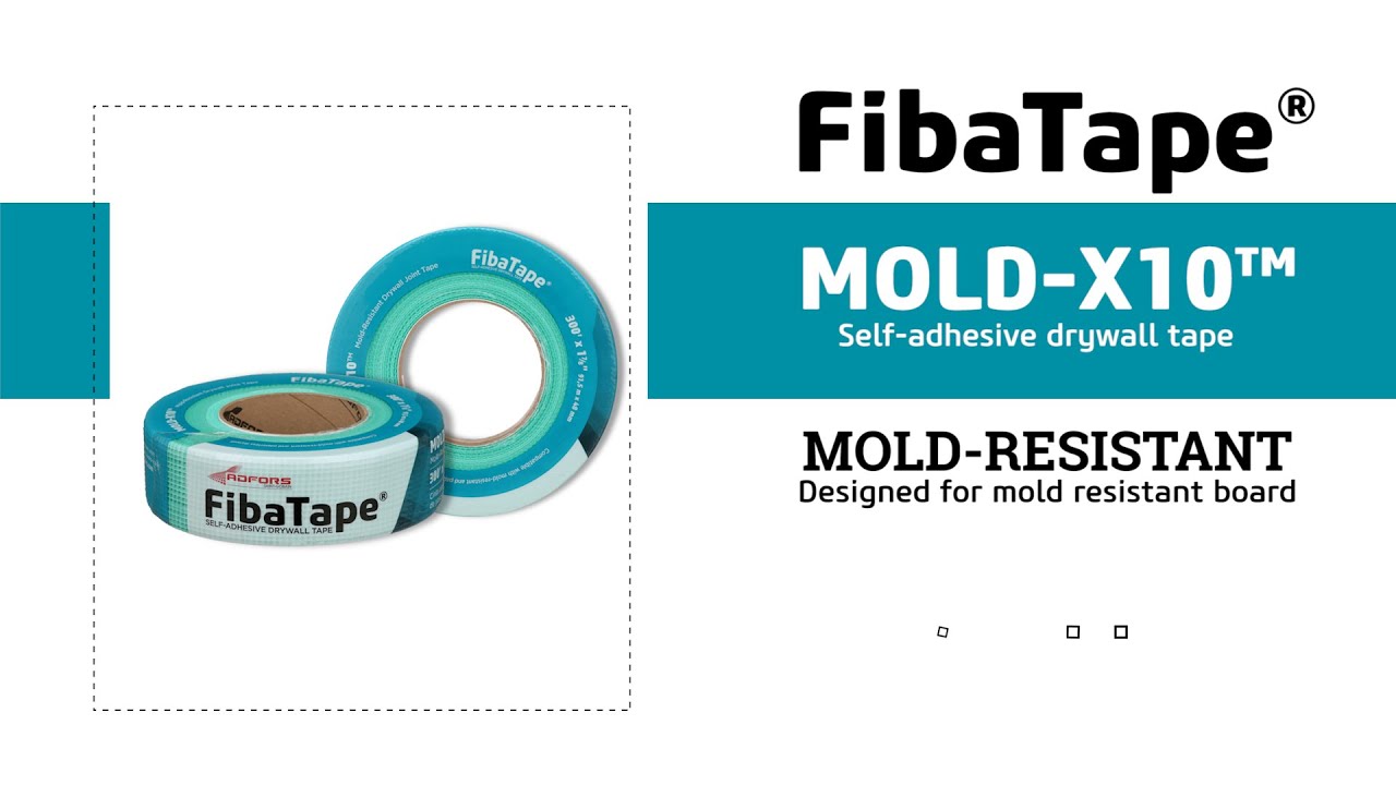 FibaTape® Mold-X10™ Drywall Tape - How-to Install