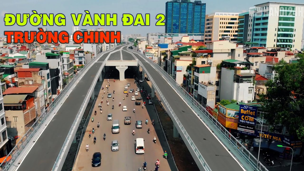Người Hà Nội ngỡ ngàng trước sự thay đổi của đường Vành Đai 2 Trường Chinh sắp thông xe