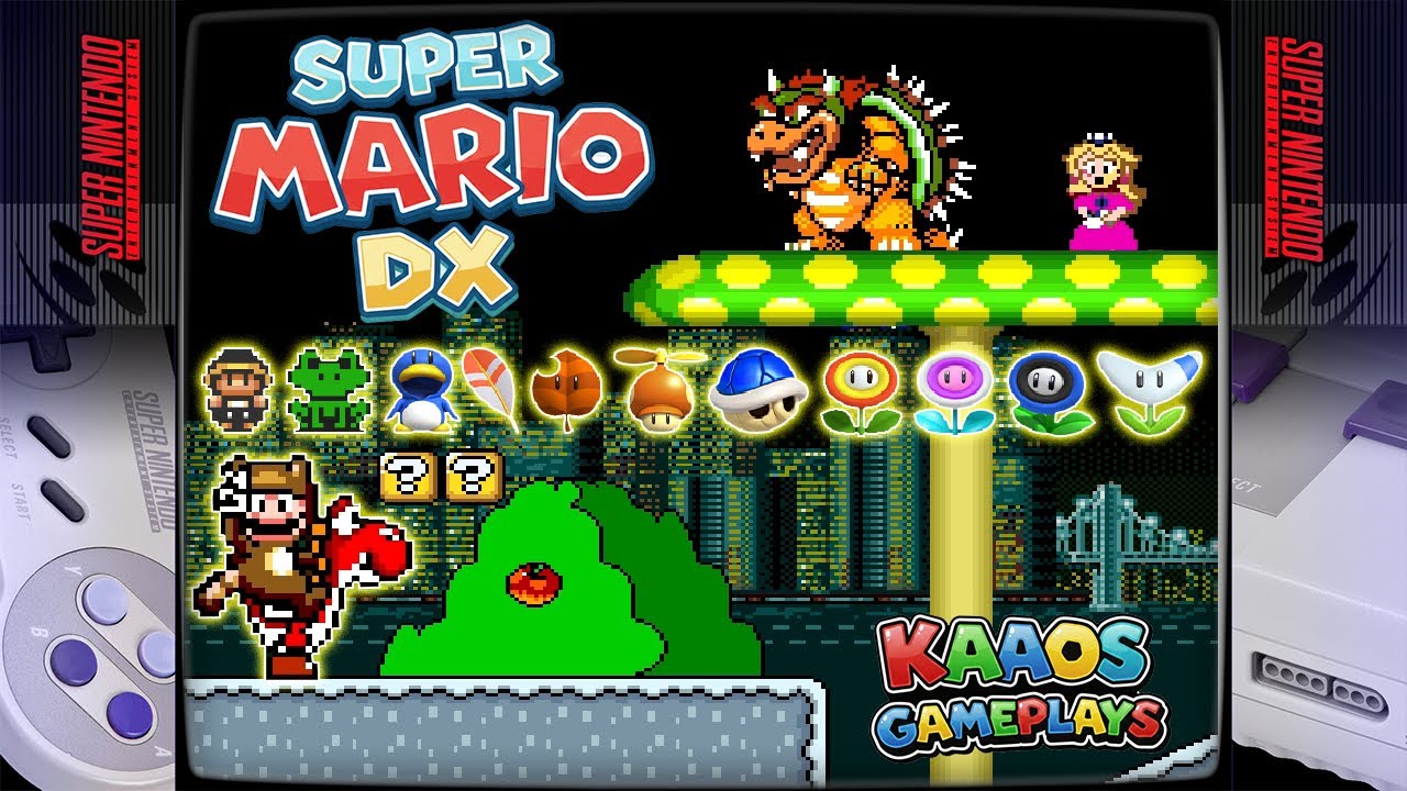 Super Mario DX (Super Mario World Hack) | Full Gameplay 