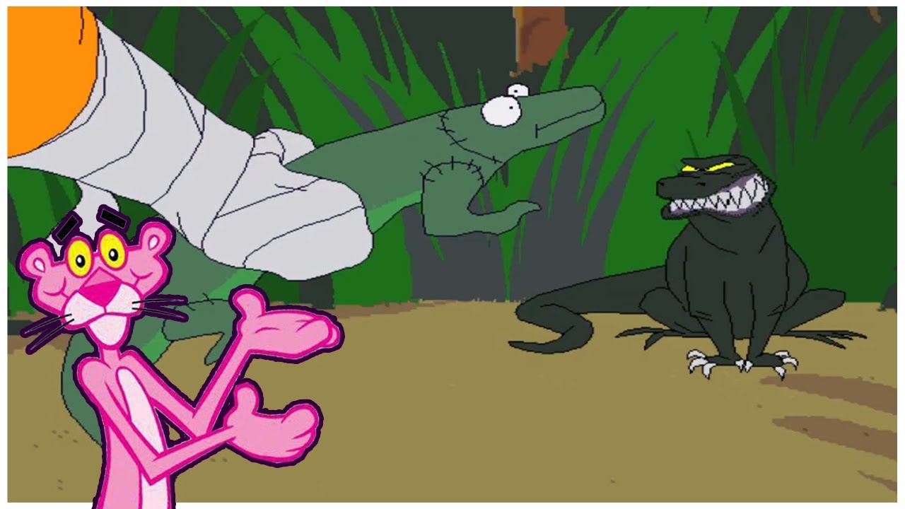 DRAGONES de Komodo 🐲 | La pantera Rosa en Abracadabra Rosa - Music 4K
